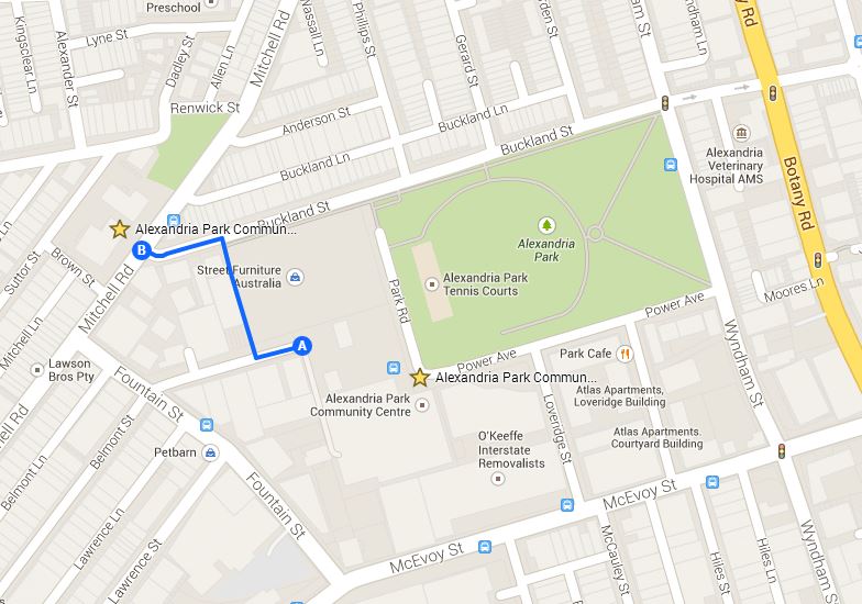 Route between APCS Campuses